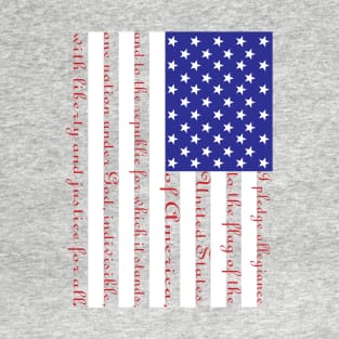 Pledge of Allegiance Flag T-Shirt